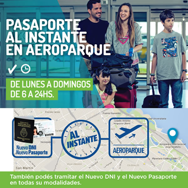 Tramitar el nuevo Pasaporte al instante en Aeroparque  EconoBlog