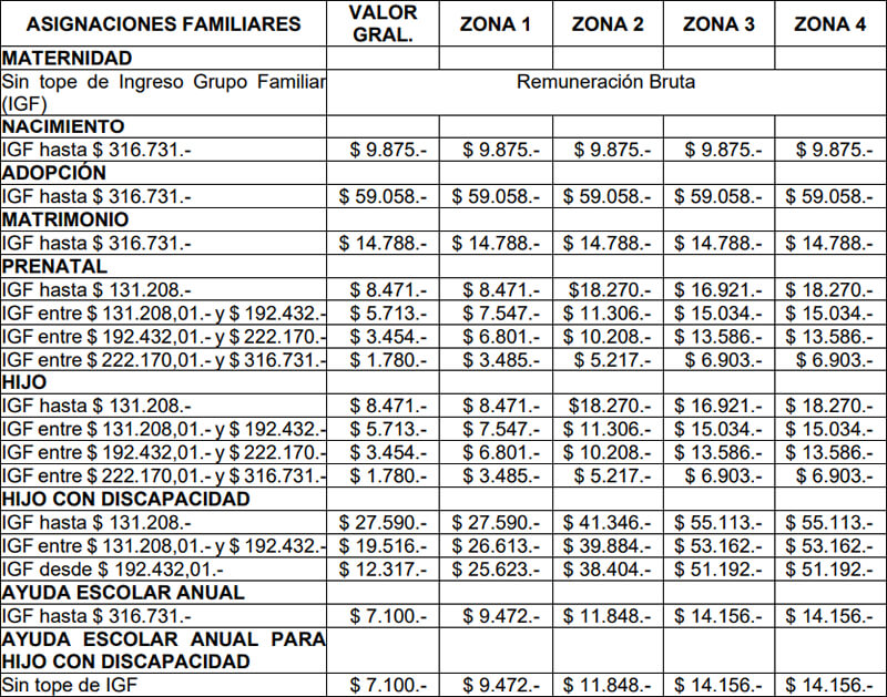 Anses Oficializó Nuevos Montos De Asignaciones Familiares 2022 | EconoBlog